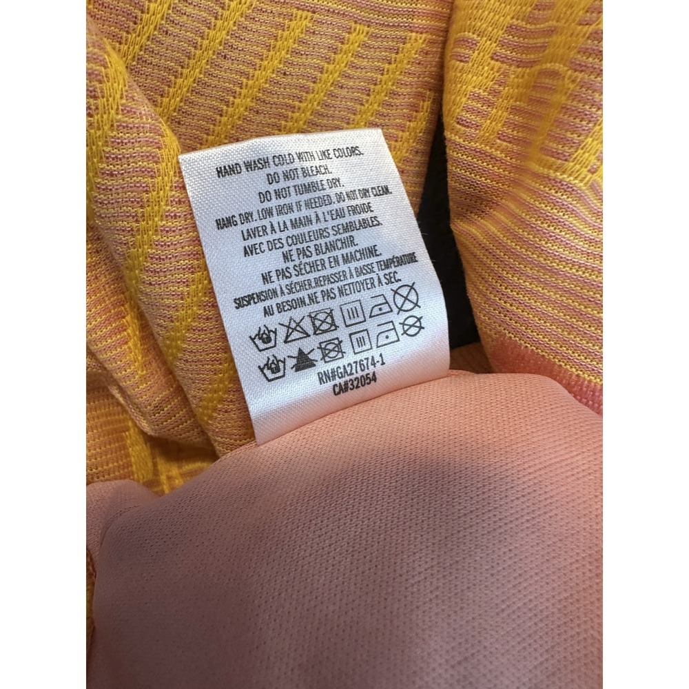 Eva Franco x Anthropologie Citrus Yellow Knit Summer Wrap Halter Top Size Large - Picture 7 of 10
